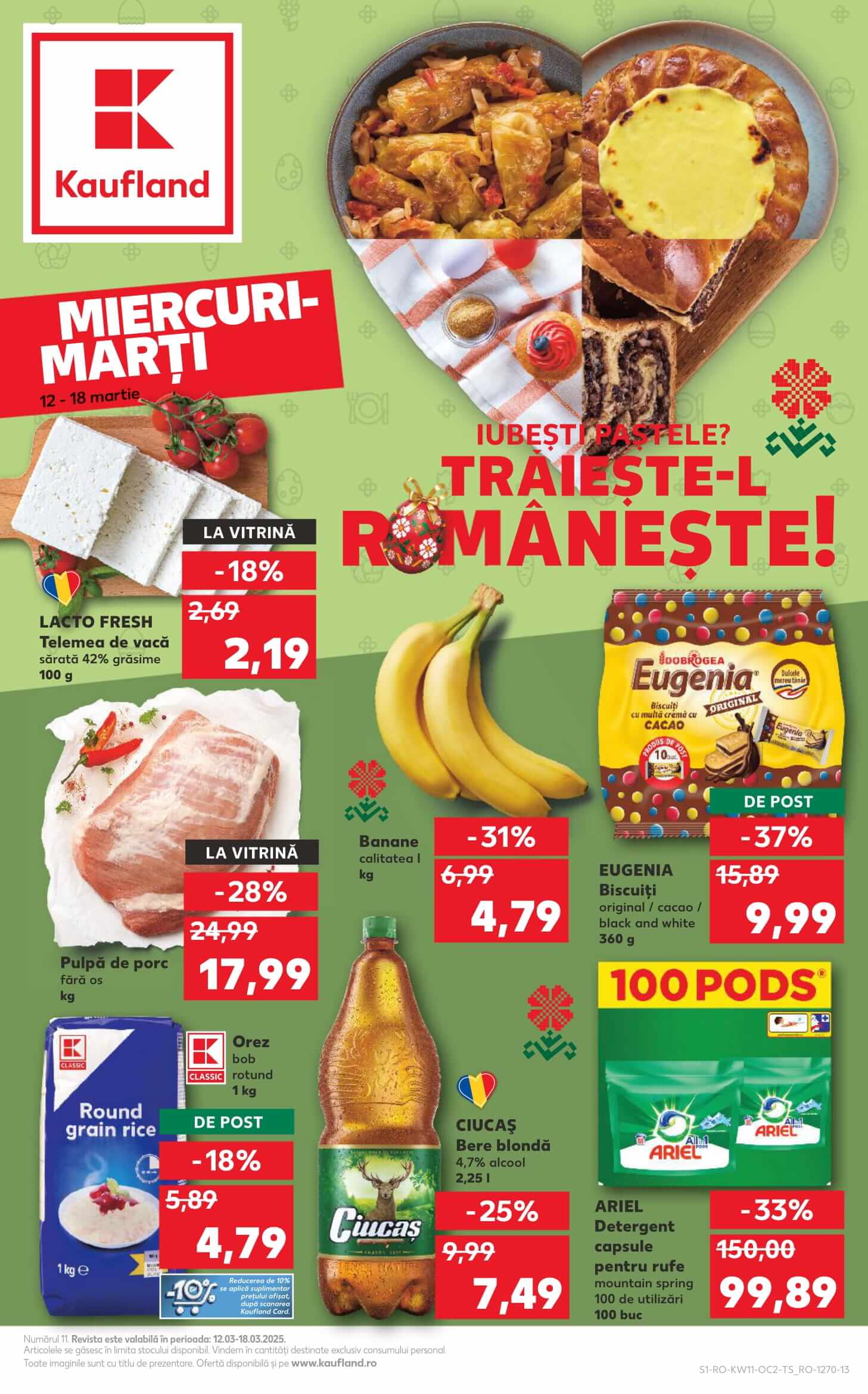 Oferte Catalog Kaufland 12 Martie 18 Martie 2025 revista Kaufland actuala